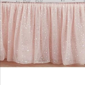 Pottery Barn Kids Emily & Meritt The Sparkle Tulle Crib Skirt